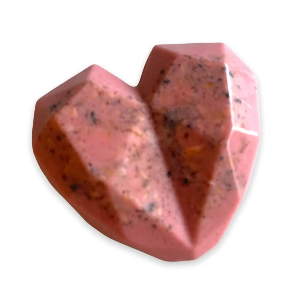 VintageBitch Gifts - Strawberry Champagne Organic Oatmeal Soap - (Hot Pink)